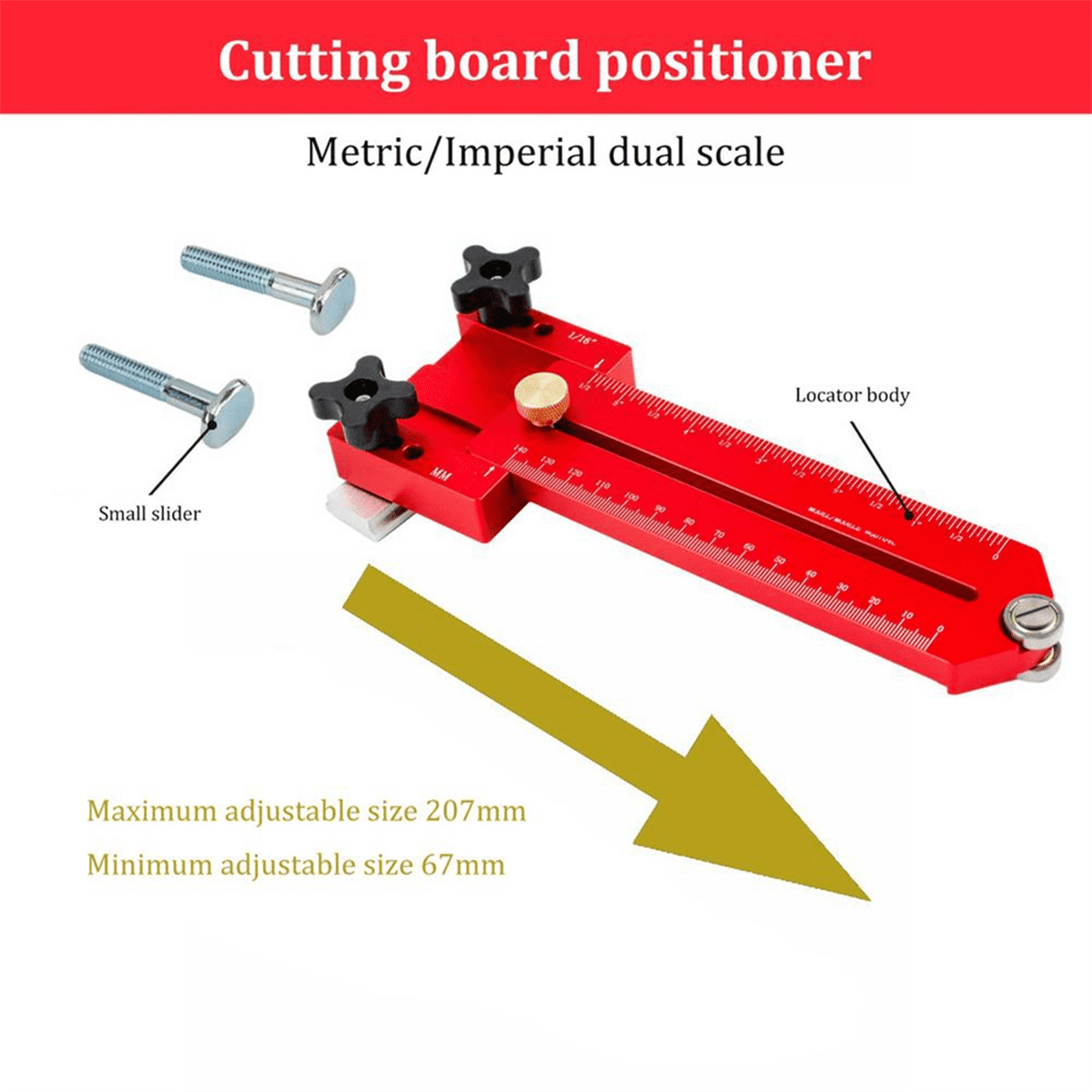 140mm Extended Thin Rip Jig Table Saw Jig Guide for Repeat Narrow Strip Cuts Works with Table Saw Router Table Band Saw1 * Table Saw Guide