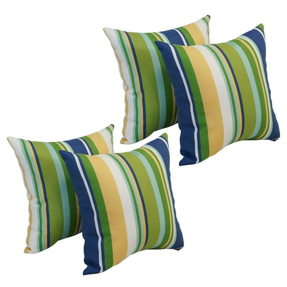 17-inch Square Polyester Outdoor Throw Pillows (Set of 4) 9910-S4-OD-172