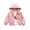 Pink, variant on GYRATEDREAM Toddler Baby Girls Lightweight Hooded Jacket Outwear Kids Butterfly Print Zipper Outdoor Windbreaker Children Spring Fall Trench Coat for 13 Months-8 Years