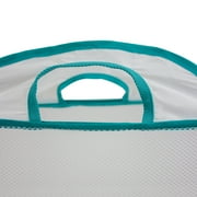 Mainstays White Mesh Pop-Up Laundry Basket with Heavy Duty Handles, 21 x 13 x 15.5 inches