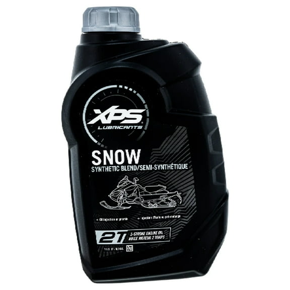 Ski-Doo OEM XPS 1 Quart 2T Synthetic Blend Oil 2-Stroke Premix Snow, 9779447
