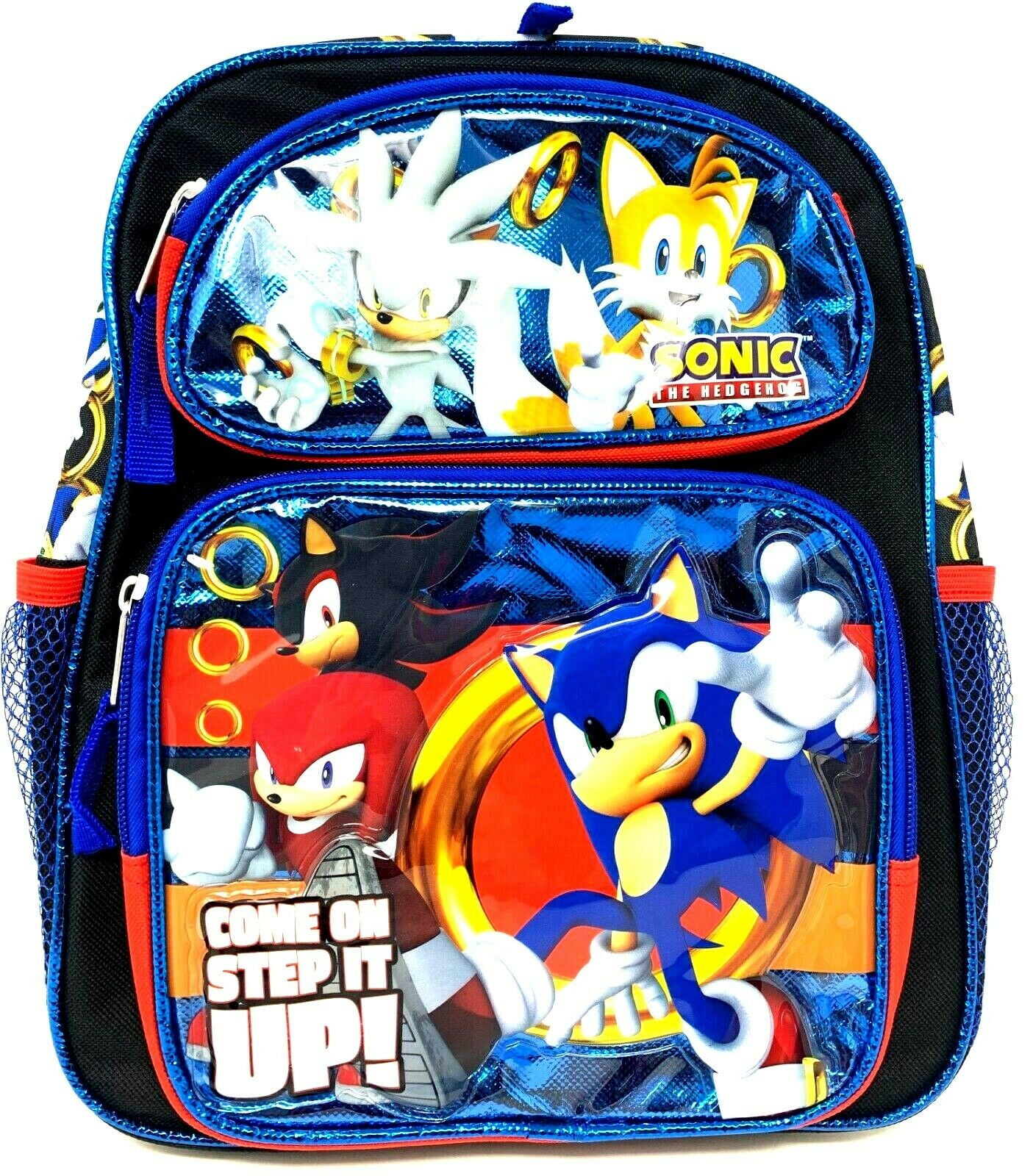 sonic backpack with arms and legs