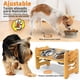 thumbnail image 4 of Cuencos Elevados PKDEF Ajustables en Altura y Ángulo con Alfombrilla Antideslizante para Perros Pequ, 4 of 7