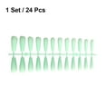 thumbnail image 4 of Vogacara Uñas postizas mate para niñas, herramientas de manicura reutilizables, parche de cobertura completa, decoraciones de extensión, Arte de uñas Menta verde TJP1170-Y3-B1, 4 of 6