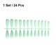 thumbnail image 4 of Vogacara Uñas postizas mate para niñas, herramientas de manicura reutilizables, parche de cobertura completa, decoraciones de extensión, Arte de uñas Menta verde TJP1170-Y3-B1, 4 of 6