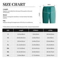 thumbnail image 3 of Kdxio Teal Color Print Mens Sleep Shorts Bottoms Soft Comfy Pajama Wear Pants with Drawstring Pockets, 3 of 5