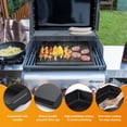 thumbnail image 3 of Universal Cast Iron Griddle 23" X 16",Pre-Seasoned Nonstick Coating Stovetop Griddle For All Gas Grills And 4 Burner Range Oven,Cast Iron Grill Pan for Stove Top With Extra High Sidewalls, 3 of 8