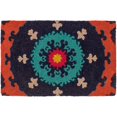 thumbnail image 3 of FH Home Extra Thick Doormat - Handwoven, Durable - Natural Coir - Entryway, Front Door, Porch, Patio - Suzani Multicolor (24" x 36" Thick), 3 of 3