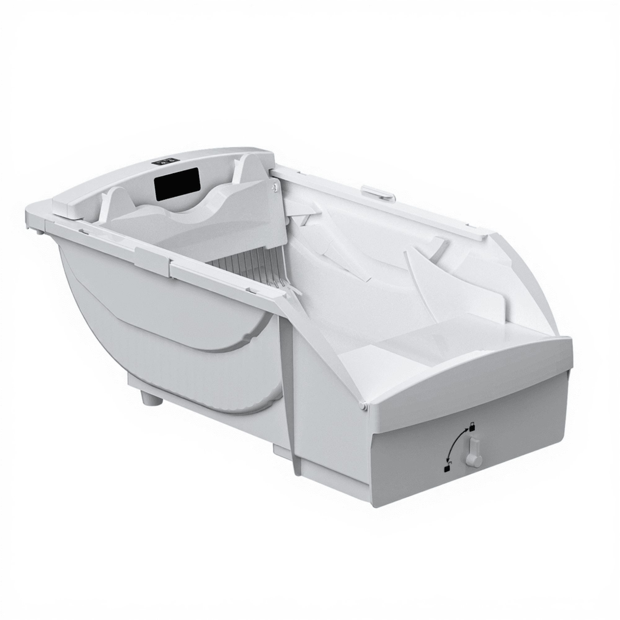 Smart Cat Litter Box Cat Litter Box Wide Opening With Hood