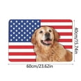 thumbnail image 3 of Hearth & Gear Independence Day Floor Mat Happy July Colourful Printed Floor Mat Open Floor Mat Bedroom Small Rug Rugs Soft Thin Rugs for Living Room Small Area Rug Blanket Warmers for Home Extra Long, 3 of 7