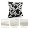 thumbnail image 4 of PHYHOO Short Plush Pillow Covers,Cow Print Pattern Double-Sided Print Square Cushion Cases for Sofa Bedroom Car Decorative, 4 of 5