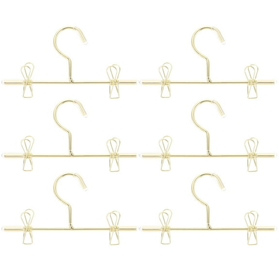 6 Pcs Mini Hanger Hanging Clothes Hangers Small Doll Dress Coat House Supplies Tiny Wardrobe Ornaments Baby