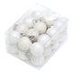 thumbnail image 3 of Juego de 24 adornos navideños de bolas de 3 cm, de plástico pintado, para colgar en el árbol de Navidad, accesorios de decoración navideña, 3 of 5