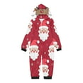 thumbnail image 2 of Odeerbi Christmas Onesie Pajamas for Family Holiday Sleep Jumpsuit Long Sleeve Family Christmas Pajamas Matching Sets Kids Printed Loungewear Jumpsuit Sleepwear Xmas PJs Set Red, 2 of 5