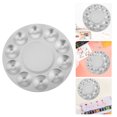 thumbnail image 4 of Miangastore Metal Palette Paint Palette Tray Watercolor Palette Paint Pigment Mixing Palette Watercolor Palette Tray Multi-grid Color Mixing Palette for Model Coloring, 4 of 8
