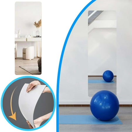 

Lizheee Light for Vanity Acrylic Self Full Body Wall Mounted Non Perforated Soft DIY Floor Standing Dressing For Home Use