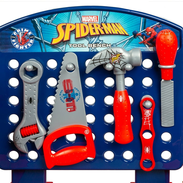 Spider-Man Tool Bench Playset with Take Apart Car