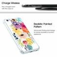 thumbnail image 5 of Colorful Flower Pattern Case for iPhone SE/8/7,Aesthetic Art Design Pattern Soft TPU Bumper Case Cover, 5 of 5