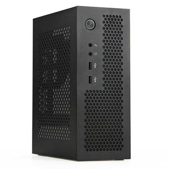 A09 HTPC Computer Case Mini ITX Gaming PC Chassis Desktop USB2.0 Home Black