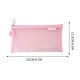 thumbnail image 1 of Bolsa de Malla Transparente para Lápices, Bolsa de Almacenamiento con Cremallera de Gran Capacidad, Bolsa de Lápices Portátil Especial para Exámenes de Estudiantes, Bolsa de Papelería, 1 of 5
