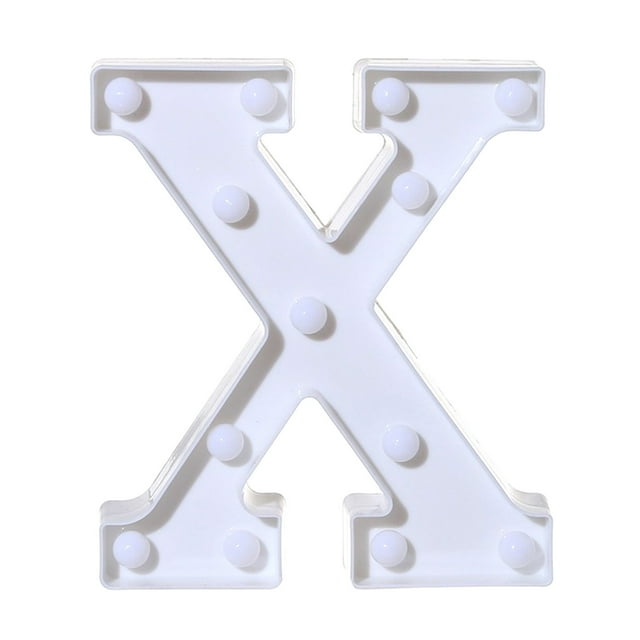 Led Letters Lights Alphabet Remote Control Alphabet Letter Lights Led Light Up White Plastic Letters Standin Led Lights Remote Control Remote Control Led Lights Light Up Letters for Party
