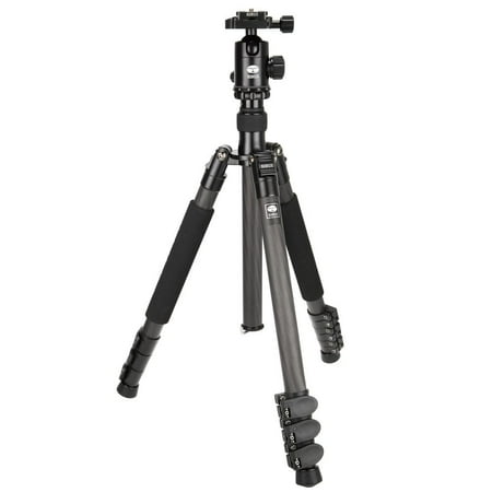 UPC: 6952060001548 | Sirui ET-2204 Carbon Fiber Tripod with E-20 Ball Head – Maximum Height 57.1 inches Maximum Load 26.5 lbs