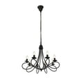 thumbnail image 3 of Indoor Home Decor 28"L X 28"W X 23"H Lyndon 8 Light Dark Bronze Pendant, 3 of 7