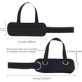 thumbnail image 5 of 1 par de correas de tobillo, puños de tobillo, puños de tobillo con anillo en D para máquinas, puños de entrenamiento acolchados ajustables para retroceso, entrenamiento de glúteos, 5 of 5