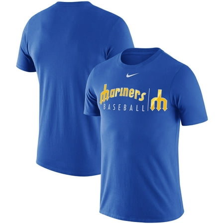 Seattle Mariners Nike MLB Team Logo Practice T-Shirt - Royal