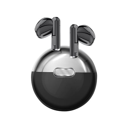 RBCKVXZ Wireless Earbuds Mini Ear Buds Bluetooth Headphones 5.3 Bluetooth Headsets Light-Weight Earphones with Microphone & Suitable for TV Phone PC Laptop Birthday Gifts Black