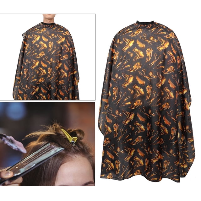 Capa de corte de pelo impermeable ANGGREK con patrón elegante tamaño 160 x 140 cm