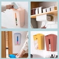 thumbnail image 3 of Cqxid Home Textile Storage Under $10 Tissue Storage Box Wall-mounted Paper Towel Holder Garbage bag sorting box, 3 of 4