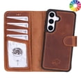 thumbnail image 1 of Custom Carter Single Fold Wallet For Samsung Galaxy S25 Plus, Golden Brown,iPhone 16 Pro, 1 of 3