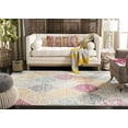 thumbnail image 4 of SAFAVIEH Madison Leighton Geometric Area Rug, Cream/Yellow, 9' x 9' Square, 4 of 9