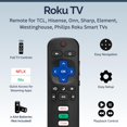 thumbnail image 2 of Replacement Remote Control for Roku Player (RK-H2) - Compatible with Roku Express, Premiere, Box, Player & Roku 1/2/3/4, Easy Setup, Shortcut Keys, 1 Pack (Not for Roku Stick/TVs), 2 of 7