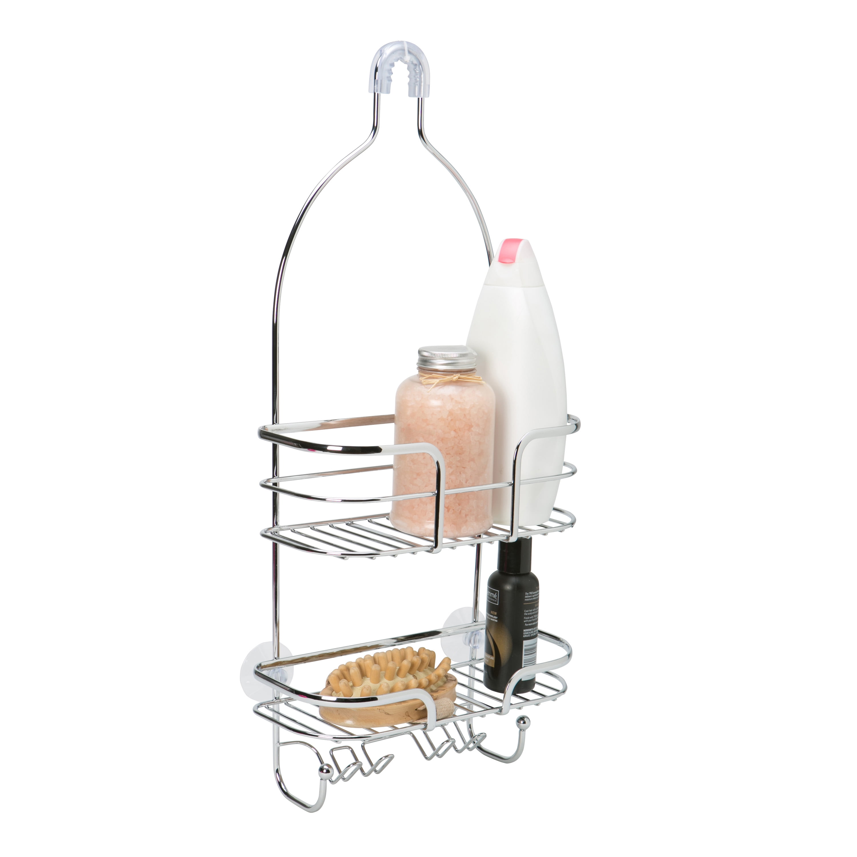 Bath Bliss Chrome Steel 3-Shelf Hanging Shower Caddy 4.72-in x 10.75-in x  25.59-in in the Bathtub & Shower Caddies department at