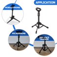 thumbnail image 4 of HLONK Desktop Mic Stand Foldable Tripod Microphone Stand Universal Mic Mount, 4 of 11