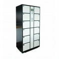 thumbnail image 1 of FixtureDisplays® 12 Slot TouchScreen Digtal Access Locker 26.8" x 70.8" x 18", Computer Control Smart Access Public Private Modes. Extra Duty TBD 18349, 1 of 11