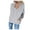 Gray, variant on LEAVINGSUO Women's Sweatshirt Hoodie Fall Winter Fashion Casual,Women's Casual Color Hooded Pocket Long Sleeved Sweater Jacket