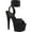 Black/Black Synthetic, variant on Women's Pleaser Adore 791FS Ankle Strap Sandal