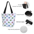 thumbnail image 3 of Bingfone Sea Turtle Whale Women Shoulder Tote Bags Casual Bag Ladies Shopping Handbag, 3 of 6
