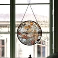 thumbnail image 3 of Chinchilla Ornament Christmas 2025, Chinchilla Stained Glass Window Hanging – Colorful Decorative Sun Catcher for Home and Holiday Decor, 3 of 5