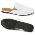 thumbnail image 3 of Atoshopce Mules for Women Round Toe Slip On Flat Mules Summer Shoes for Women, 3 of 5