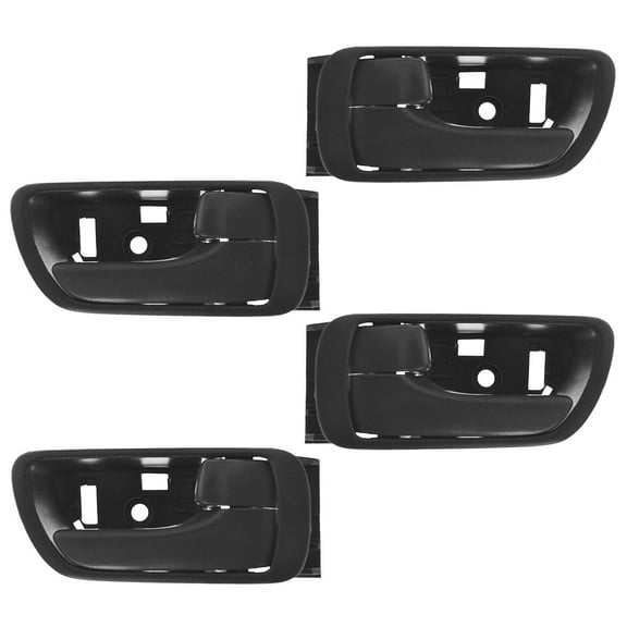 Dark Gray Inner Inside Interior Door Handle 4 Piece Kit Set for 02-06 Camry DHA30259 Fits select: 2002-2006 TOYOTA CAMRY