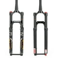 thumbnail image 2 of BUCKLOS 26/27.5/29" Air Shock 140mm Travel Mountain Bike Suspension Fork , 1-1/8" Threadless Straight/Tapered, Rebound Adjust, 15mm×100mm Thru Axle, Manual Lockout, PM Disc Brake MTB Front Forks, 2 of 9