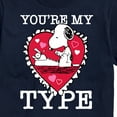 thumbnail image 3 of Peanuts - You're My Type - Men's Short Sleeve Graphic T-Shirt, 3 of 6