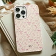 thumbnail image 2 of Cases Cover, Ribbon Whimsy Tough Phone Case – Dual-Layer Pink Bow Pattern for iPhone 16 Pro Max, 16 Plus, 15, 14, 13, 12, 11, X, Samsung Galaxy S25, S24, S23, S22, 2 of 5