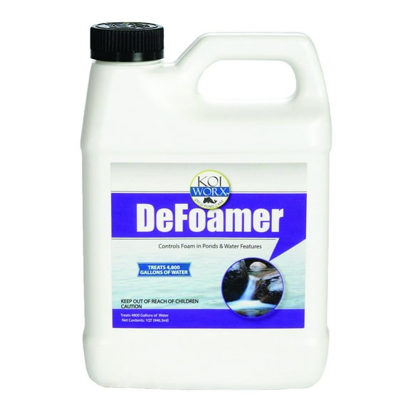 Koi Worx Pond Defoamer Safe for koi, 32 oz, Bottle