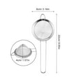 thumbnail image 4 of 4 coladores de malla fina de acero inoxidable para cócteles, alimentos de cocina, colador de té cónico (8,5 cm), 4 of 7