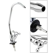 Straight Drinking Water Purifier Stainless Steel Drinking Water Filter Faucet Reverse Osmosis Sink Tap 2 Gooseneck Faucet